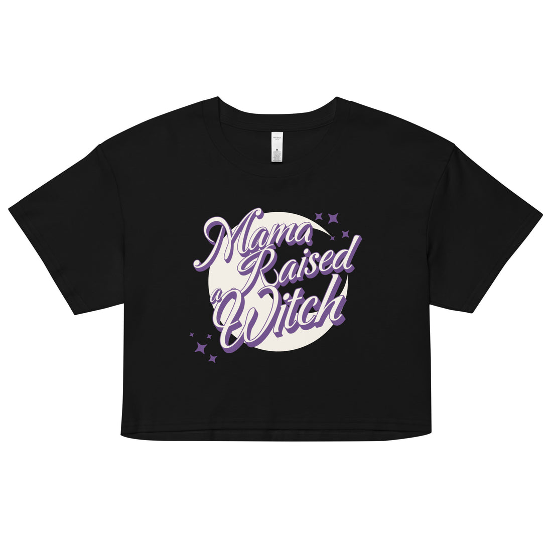 Mama Raised a Witch Crop Top - Fluro Divergent