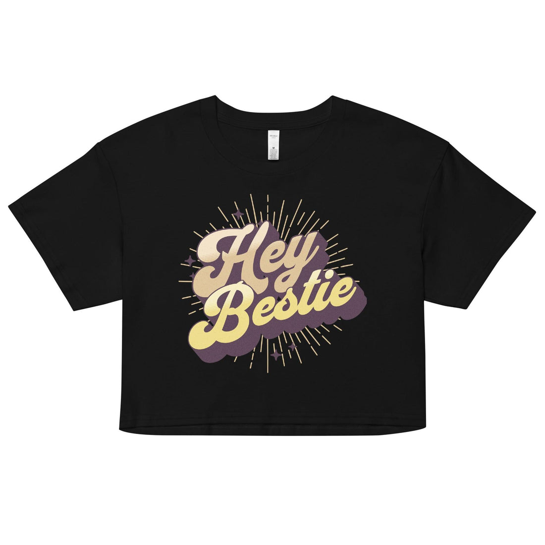 Hey Bestie Crop top - Fluro Divergent  