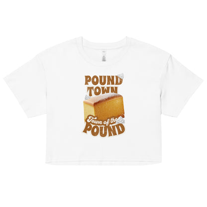 Pound Town, Town of the Pound Crop top - Fluro Divergent  