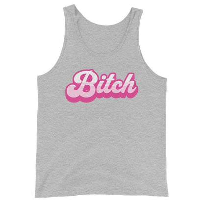 Bitch Tank Top Fluro Divergent Athletic Heather XS 